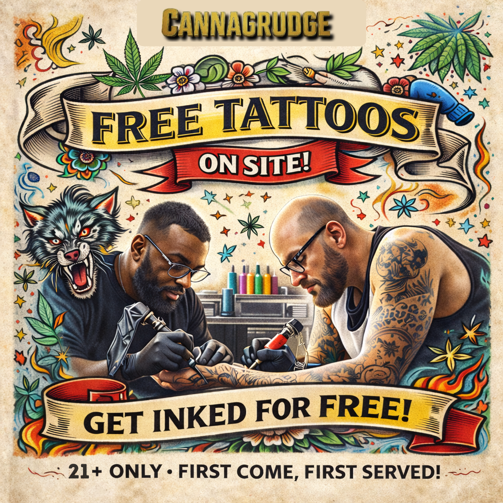 Free Tattoos at CannaGrudge